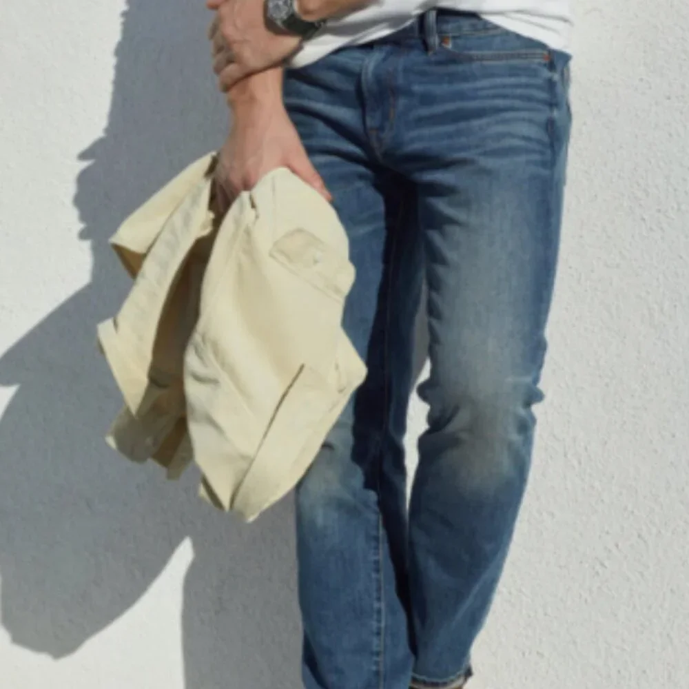 Outerknown Ambassador S.E.A Mens Jeans 31 X 32 Organic Cotton Slim Dark Denim